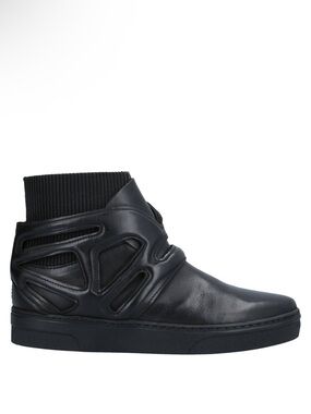 MJUS NWOB Black High-Top Leather Sneaker Boot